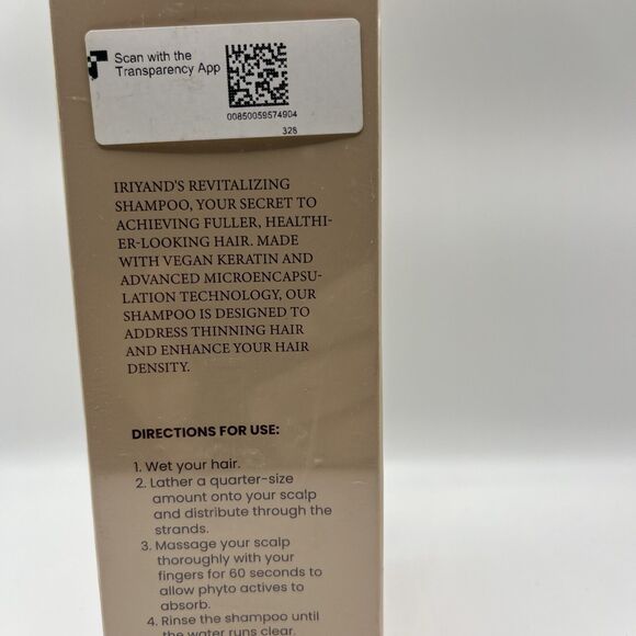 Iriy and Revitalizing Keratin Shampoo for Men Women Restore, Retain, and Renew - Picture 4 of 6